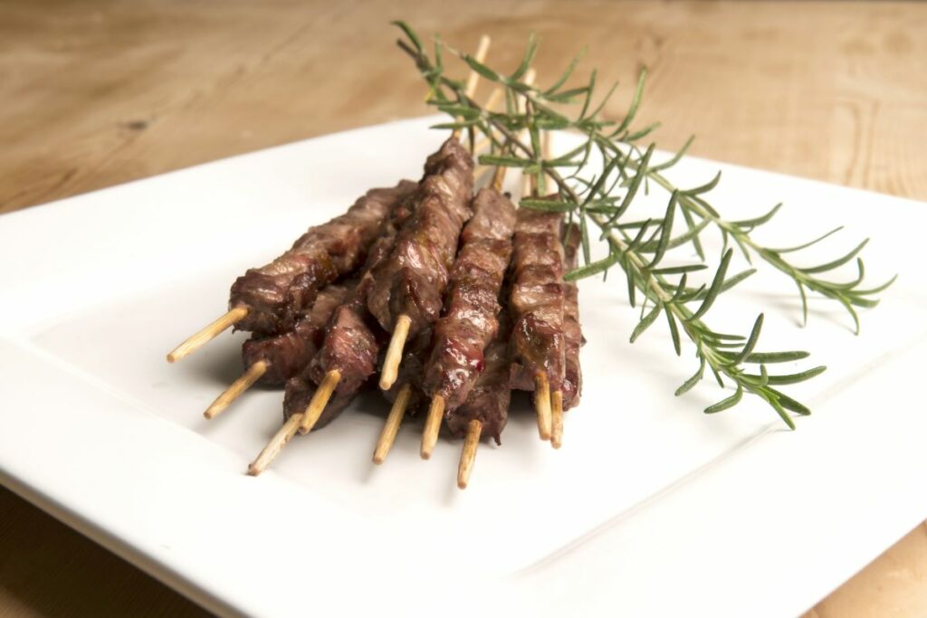 Arrosticini - visit-abruzzo-italy-Grilled sheep meat